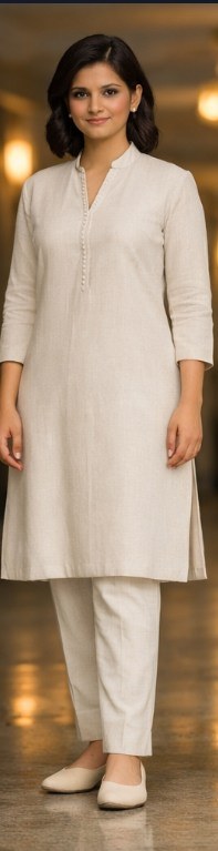Sample attire: straight kurta with trousers