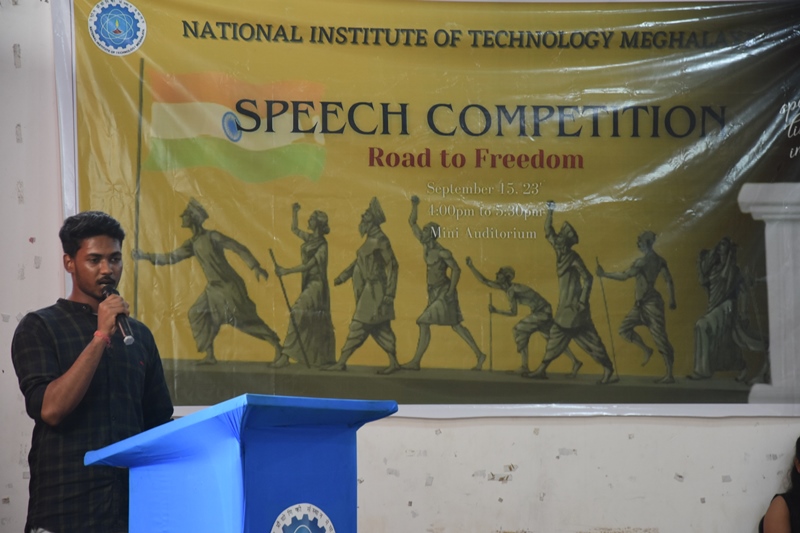Intra NIT Speech Competition by EBSB Club 